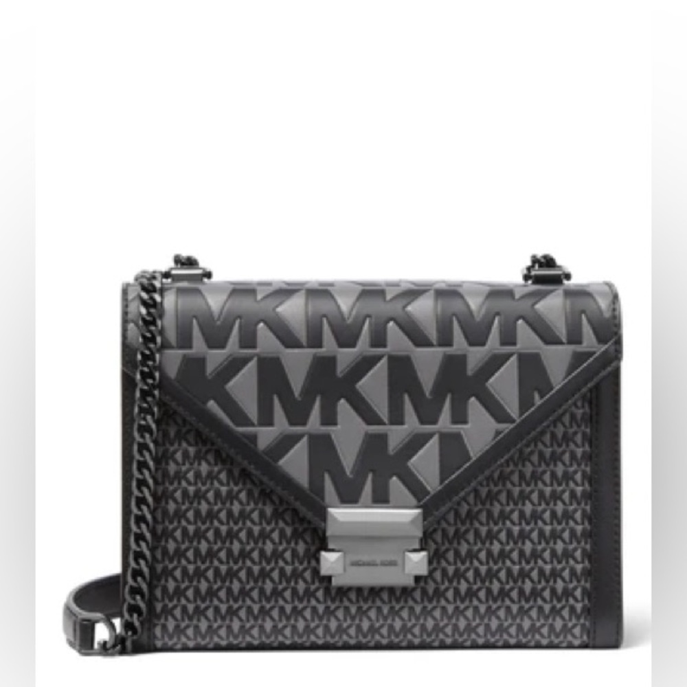 MICHAEL KORS Fog Multi Whitney Medium Shoulder Bag